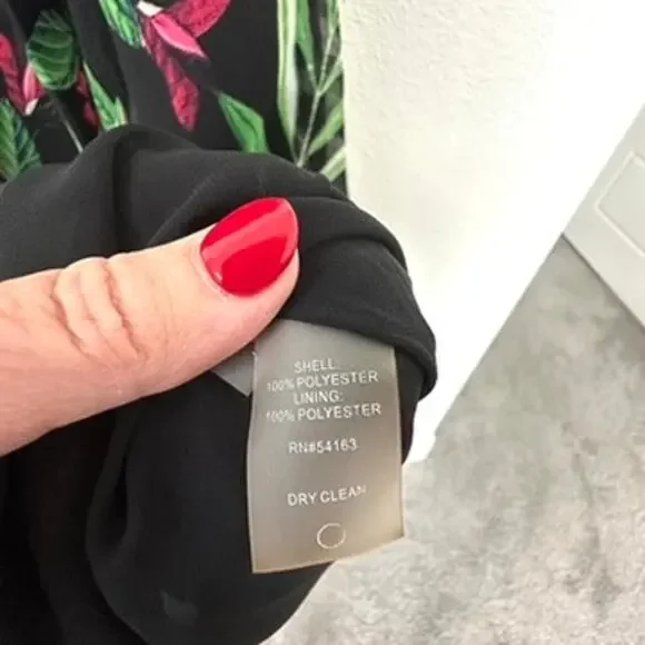 Tommy Hilfiger Floral Print Halter Midi Dress, Size 10 - Picture 7 of 8